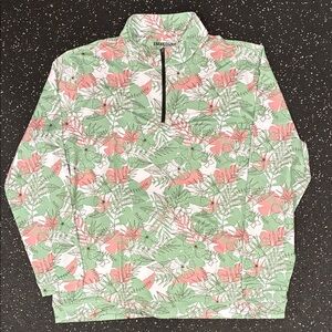 Shank it Golf  Floral Pullover